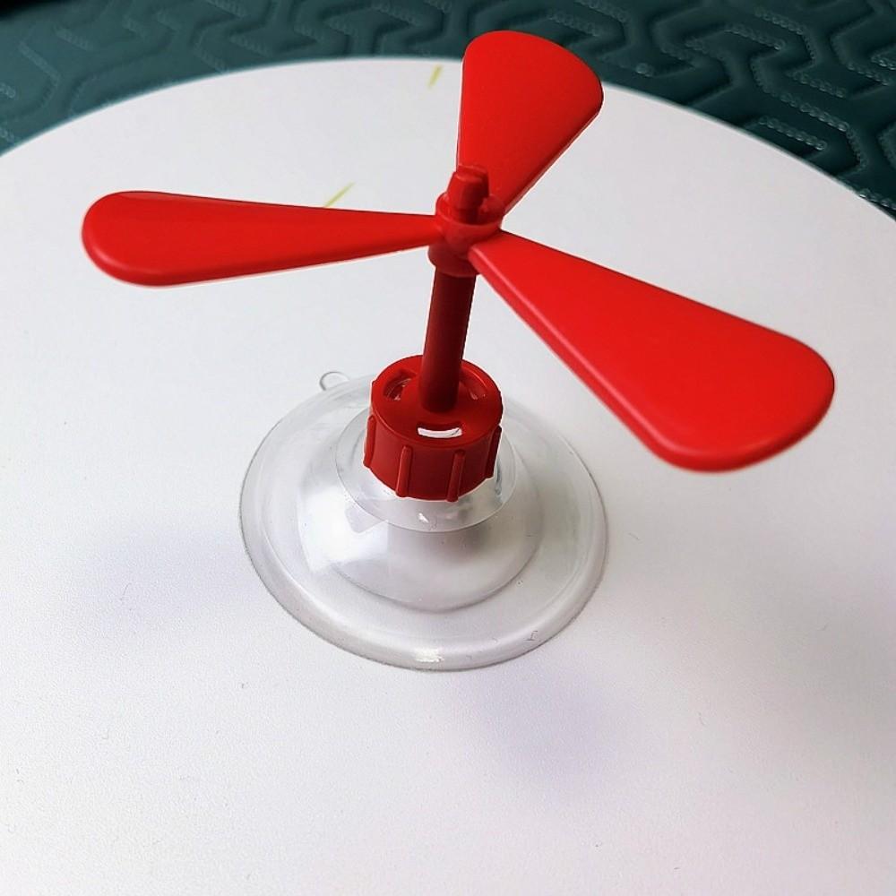 4pcs Plastic Bamboo Dragonfly Decor Sucker Mount Motorcycle Helmet Propeller  Helmet Accessories