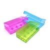 18650 16340 Batteriefach Halter Box Aufbewahrung Farbe Optional Blau/Rosa/Weiß/Grün/Gelb Fassung für 2 Stück 18650/4 Stück 16340 Batterien