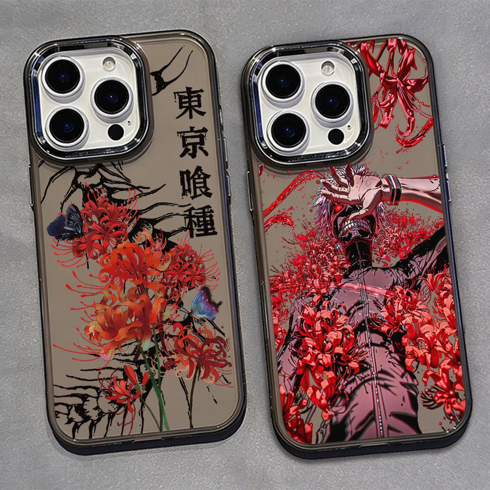 Anime Red Spider Lily T-Tokyo Ghouls Phone Case For iPhone 17 16e 16 15 14 13 12 11 Mini Pro Max X XR XSMAX Air Plus Soft Cover