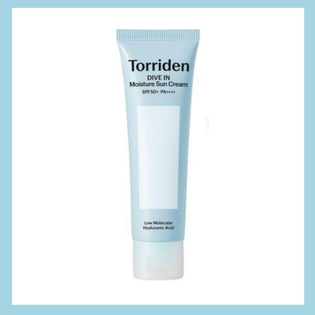 

[Torriden] Увлажняющий солнцезащитный крем DIVE IN | Увлажняющий корейский солнцезащитный крем / Для чувствительной кожи / Продукт для ежедневного загара | 24-часовой солнцезащитный крем / Поглощение света / Успокаивающий