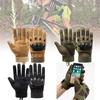 Tactical Black Half Finger Gloves For Outdoor Sports Durable Anti-slip Protection For Cycling And Fitness