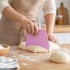 Plastic Dough Scraper Cutter, Trapezoid Baking Tool for Kneading and Cutting Dough
