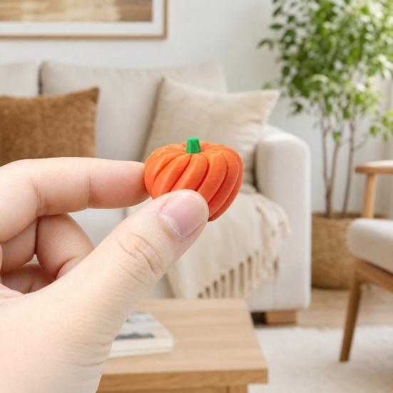 Ornamento Zucca Stampato in 3D, Giocattolo Decompressione Portatile, Modello Puzzle Antistress a Rotazione Spirale per Bambini e Adulti