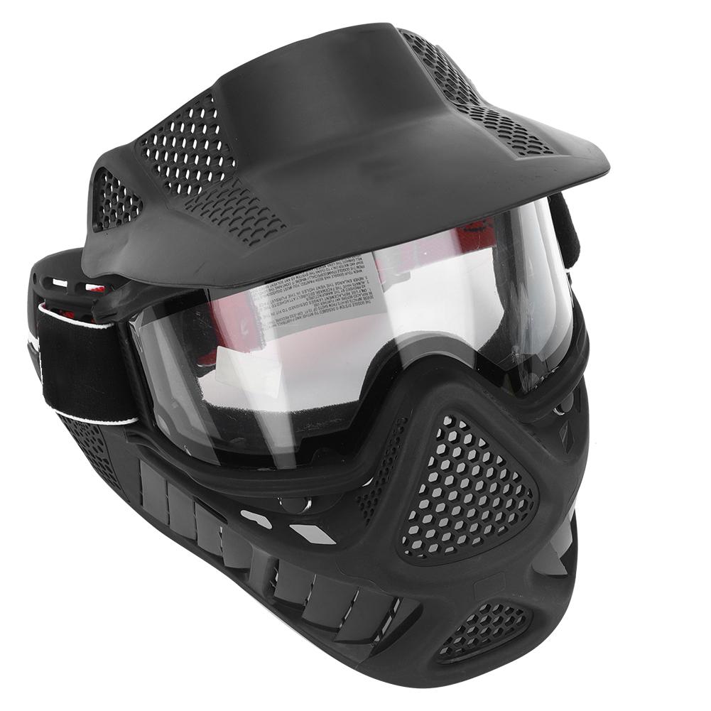 Outdoor Archery Face Mask Double Layer Anti Fog Paintball Protective Safety Helmet Masks