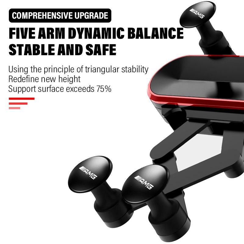 Gravity Car Phone Holder for Car Phone Holder Air Vent Clip Car Styling For Mercedes Benz AMG GLE GLS GLC CLA GLB ML C500 C200 C300 W204 W206 W205