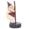 Pole Dancing Gnome Statue Decorative Lifelike Resin Pole Dancer Gnome Figurine for Gardens