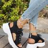Fashion 2025 Fashion Lace-Up Women's Sandals Mesh Open Toe Summer Beach Casual Party Sandals Women Trendy Comfortable New Shoes Ladies