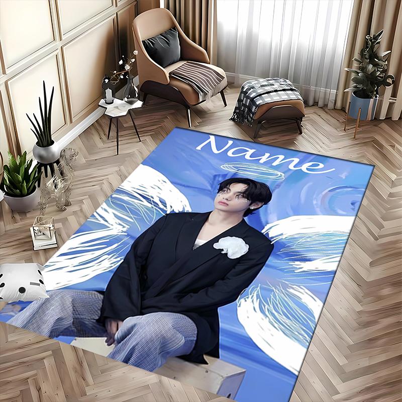 Custom Personalization Jimin Area Rug - Perfect For Kitchen, Bathroom,Laundry Room Decor Large Size Available,Gift All Seasons