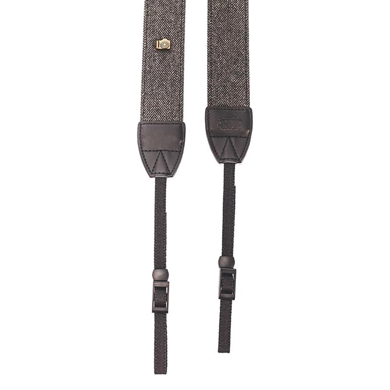 Tragbarer Kameragurt, Kamera-Schulter-Hals-Gurt, Vintage-Gurt, 100 % Baumwolle, Kameragurt für Sony Nikon Canon Olympus DSLR-Kamera