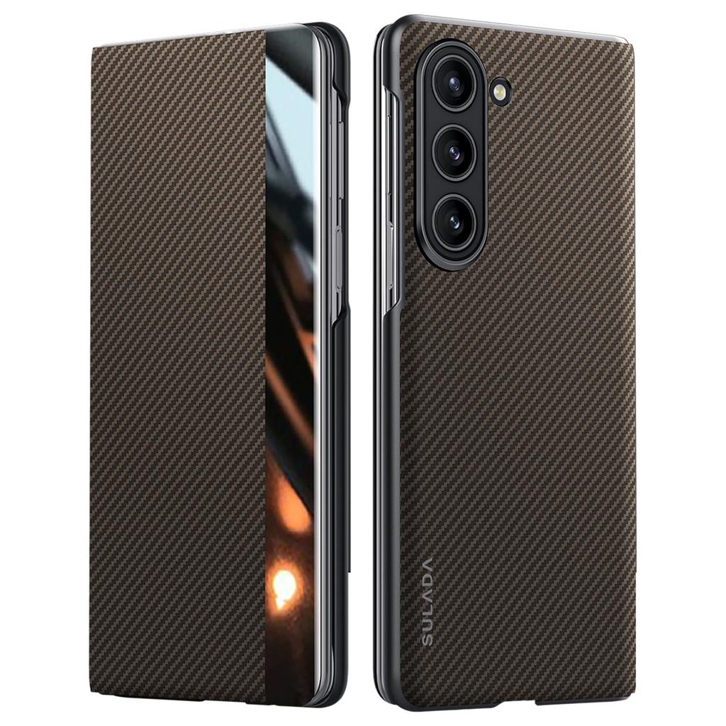 SULADA For Samsung Galaxy Z Fold5 5G Case Leather Flip Phone Cover with Card Slot