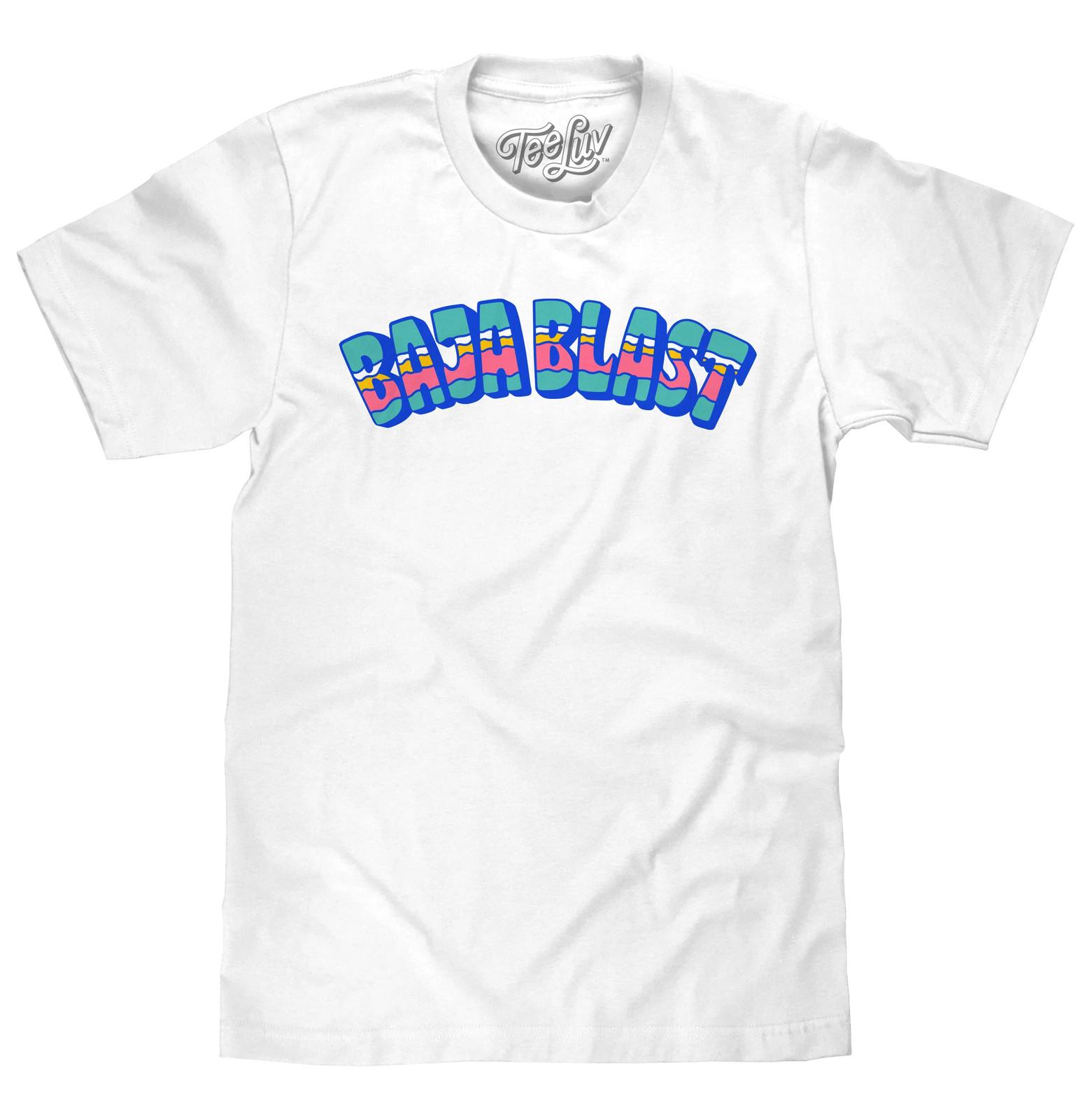 Mtn Dew Baja Blast Soda Tropical Mens T Shirt White XXL