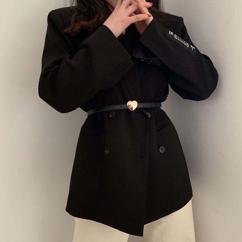 

Минималистичный шикарный пояс-сердце для женщин, доступный в серебряном и золотом цвете, идеально подходит для осенних нарядов золотой