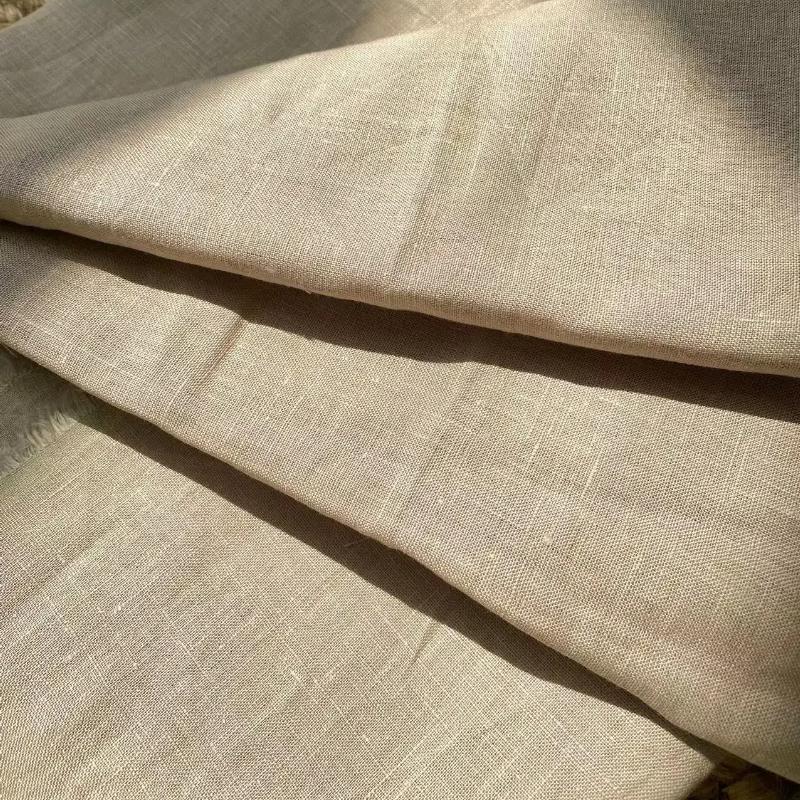 280cmx100cm Pure Linen Fabric for Sewing Quilting Fabrics DIY Crafts Bags Baby Clothing Dress Bedding Sets Handmade Sewing