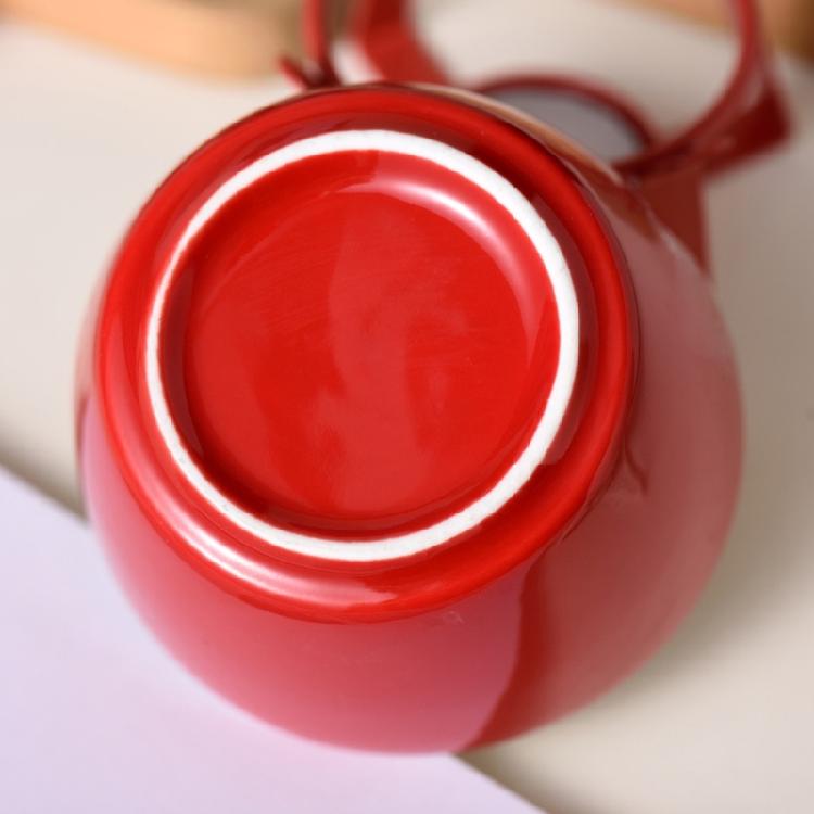 Fondue Pots Set for Chocolate,Cheese,Candy Mini Ceramic Fondue Pots with Fork Birthday Gift Ceramic Butter Warmers Set