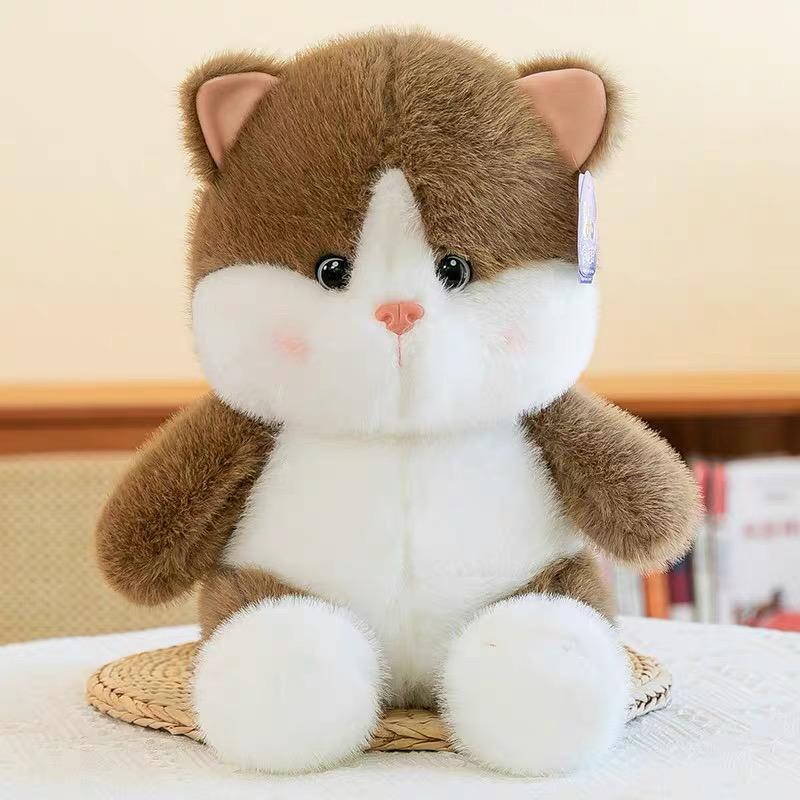 Мультяшный милый Кьюр Пич Кот 9 -23см 23cm коричневый