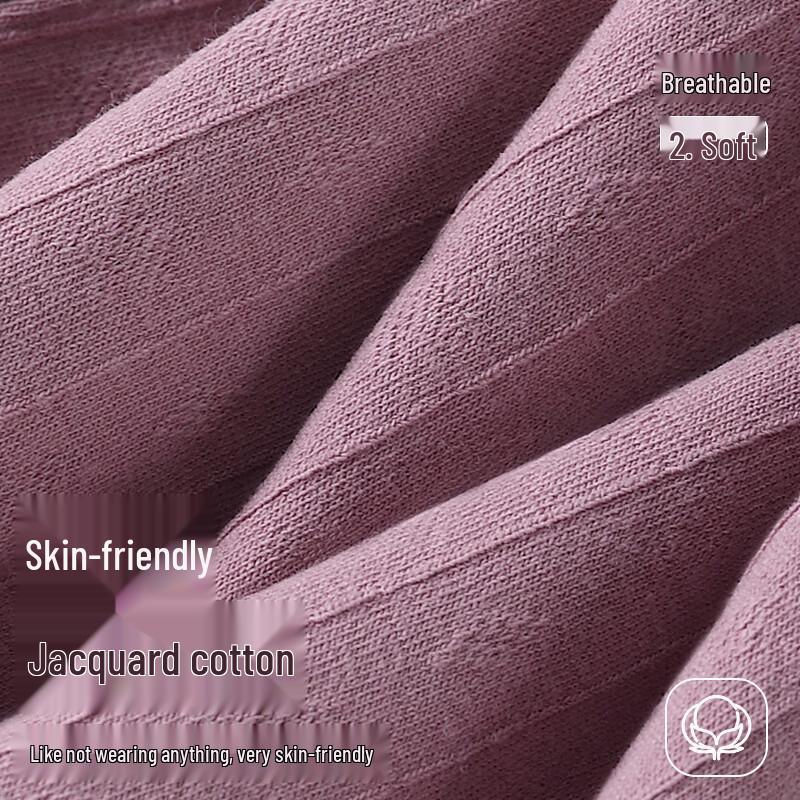 GUJIN Women's Pure Cotton High-Waist Tummy Control Briefs 4-Pack