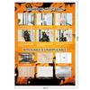 Halloween Stickers Creating A Festive Atmosphere 25*35cm Household Products Ghost Stickers Variety Of Styles Pvc Static Stickers