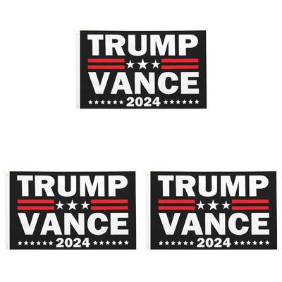 3x5 FT Donald Trump 2024 Flag Heavy Duty President Trump Flag (Trump Vance)