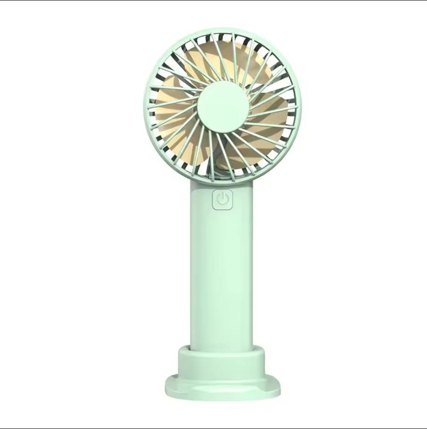 Xiaomi 2026 Rechargeable Strong Wind Handheld Fan Portable Quiet Desktop Air Cooler with Phone Holder Cooling Outdoor Travel