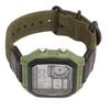Digital Sport Watch Canvas Strap Luminous Waterproof Retro Sport Watch for Outdoor Sports