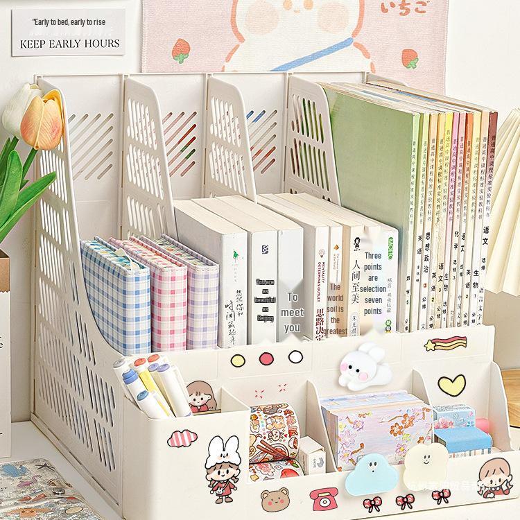 Children's Desktop Bookshelf & Storage Organizer