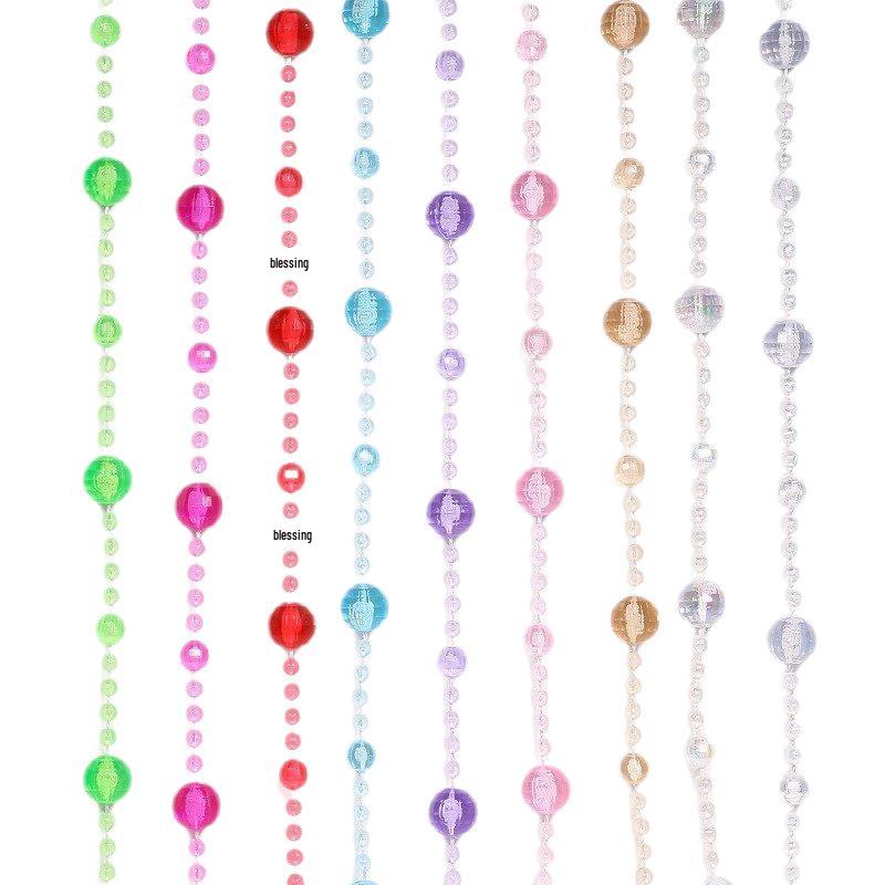 Cadena de Cortina de Cuentas Acrílicas: Pasillo de Cristal para Boda, Decoración de Techo, Cristal de Imitación, Cadena de Cuentas para Árbol de Navidad.