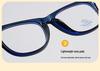 Kids' Color Block Silicone Blue Light Protection Eyeglass Frames - Rivet Design, Lens Compatible.
