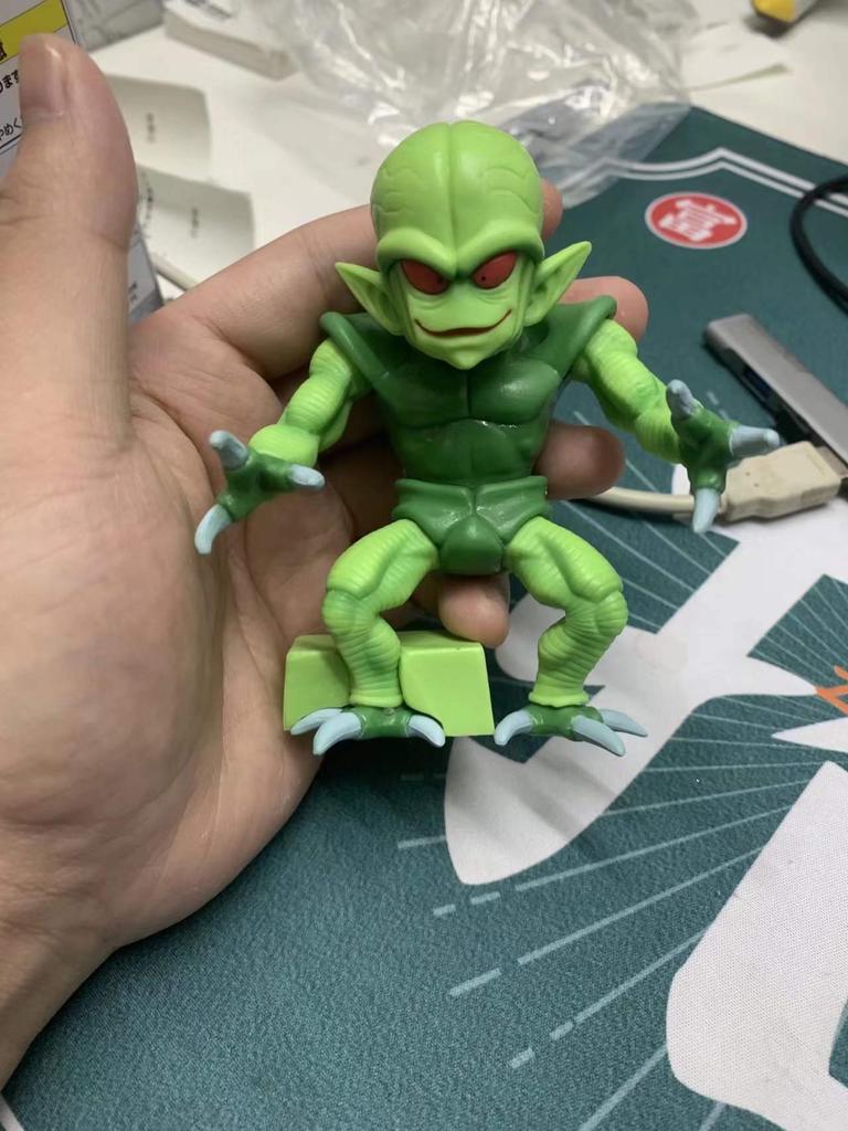 10Cm Dragon Ball Saibaimen Anime Action Figures Movable Joint Model Doll Green Vegetable Man Collectible Toy Gift