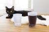 Tumbler coconeco glass coconeco kitten 4 pattern assorted in special craft made in Japan [230ml / set] box,