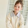  Olivan  Color Embroidery Pocket Hoodie Zip Up  Cream 
