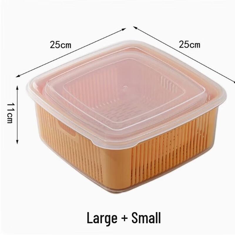 Doppelschichtiger Abflusskorb aus Kunststoff