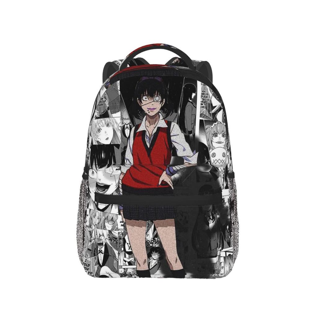 Ikishima Midari Kakegurui Giappone Zaino Anime Ragazzi Ragazze Borsa per Libri Studenti Borse Scolastiche Cartone Animato Zaino da Viaggio Borsa a Spalla