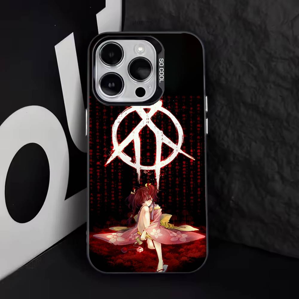 K-Kabaneri Iron Fortress Phone Case For iPhone 16,15,14,13,12,11,8,7,Pro,Max,Plus,Mini,XS,SE Anti Fall Black Matte Hard