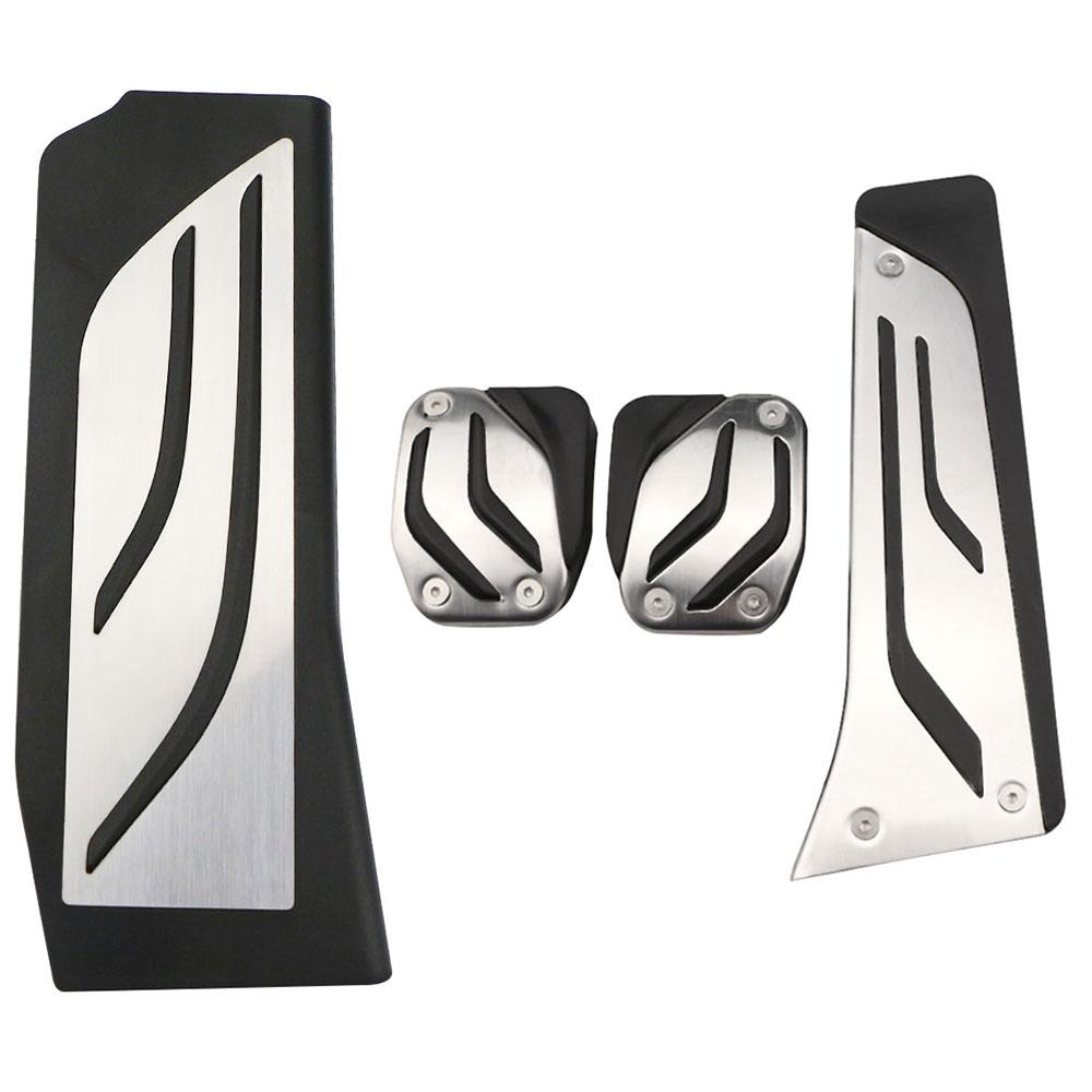 Auto Pedale Gas Bremse Kupplung Rest Pedal Abdeckung für BMW 5 Series G30 G31 G38 520d 520i 525i 528i 530i 2017- 