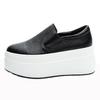Women's spring 2025 new thick-soled heightening women's shoes casual versatile muffin Lefu lazy