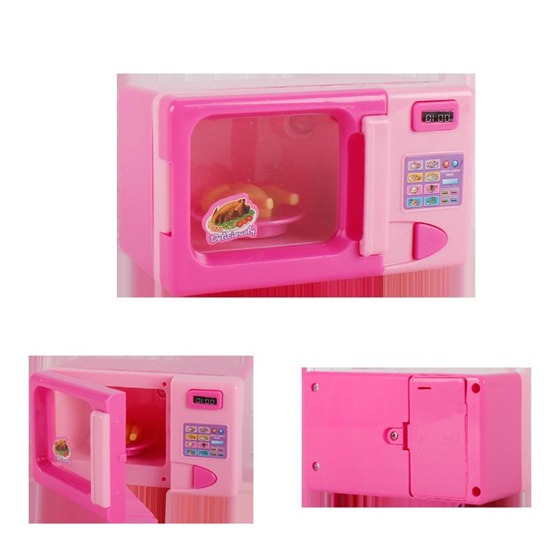 Children's TikTok-Inspired Mini Kitchen Set: Play House Appliances - Fridge & Washer