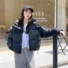 Padded women's short hooded jacket 2025 new winter thickened design padded jacket