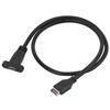 RGEEK 50cm USB 3.1 Front Panel Header Type-E To USB-C Type C Female Connector Extension Wire Cable +Panel Mount Screw