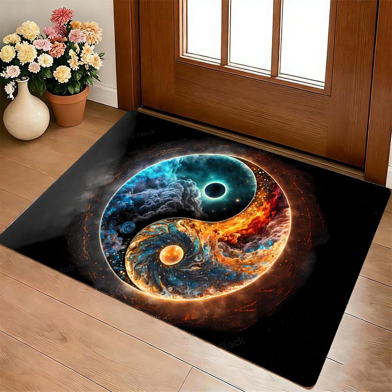 Yin Yang Universe Living Room Nonslip Area Rug Soft Carpet For Bedroom Game Playroom Sofa Office Home Decor Doormat Christmas Gift C9302611