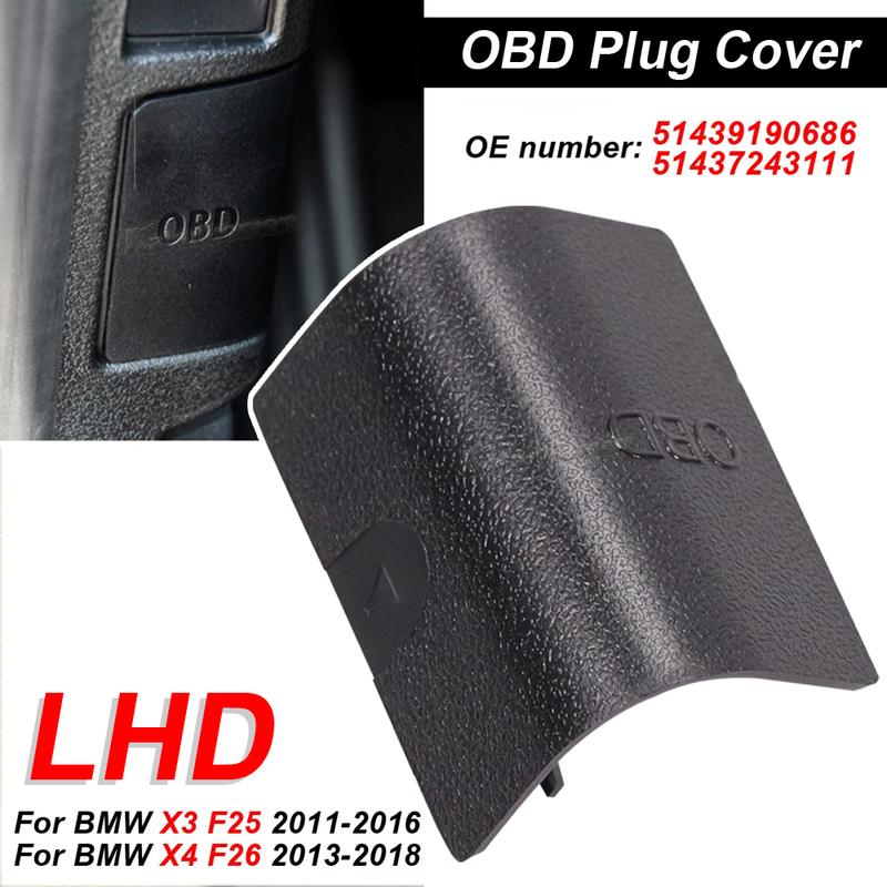 Protective Shell Casing Diagnostic System OBD Plug Cover For BMW F25 X3 F26 X4 LHD 51439190686