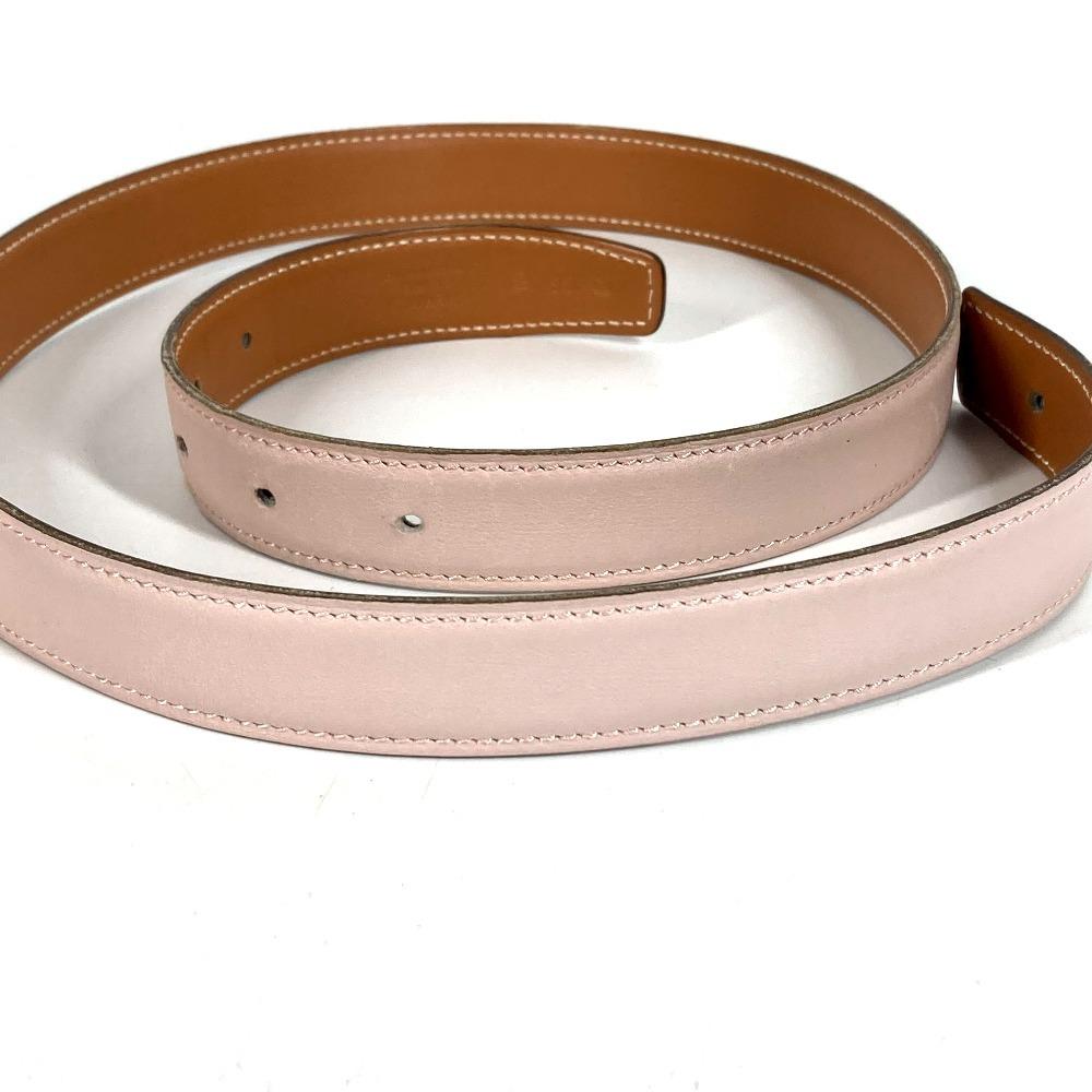Hermes Belt Only  Belt Leather pink/Brown