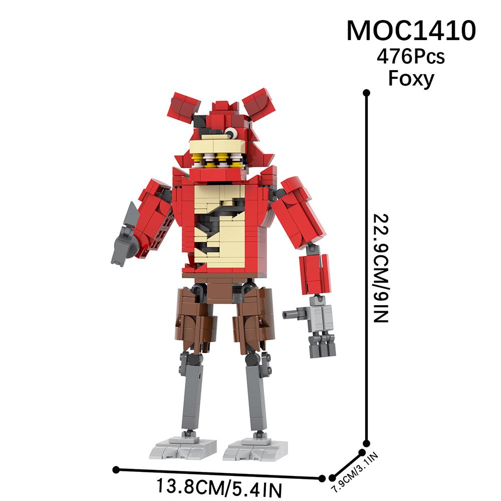 

MOOXI Набор для хоррор-игры MOC Кирпичики Киносцены Фигурки медведей Строительные блоки Детские образовательные игрушки для детей Подарок на день рождения