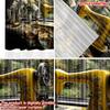 Set Of 2 Vintage Sewing Machine Curtains Yellow Antique Floral Tablecloth Retro Bedroom Decor Curtain Polyester Perfect For
