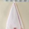 Gold Pure Cotton Cloud Embroidered Soft Waffle Towel with Lanyard - Perfect for Face Wash and Bath