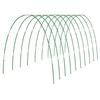 Greenhouse Hoops Set Easy Assembly Grow Tunnel Kit Support Hoops with Clips Arch Frame for Garden Fabric Greenhouse Plastic Films