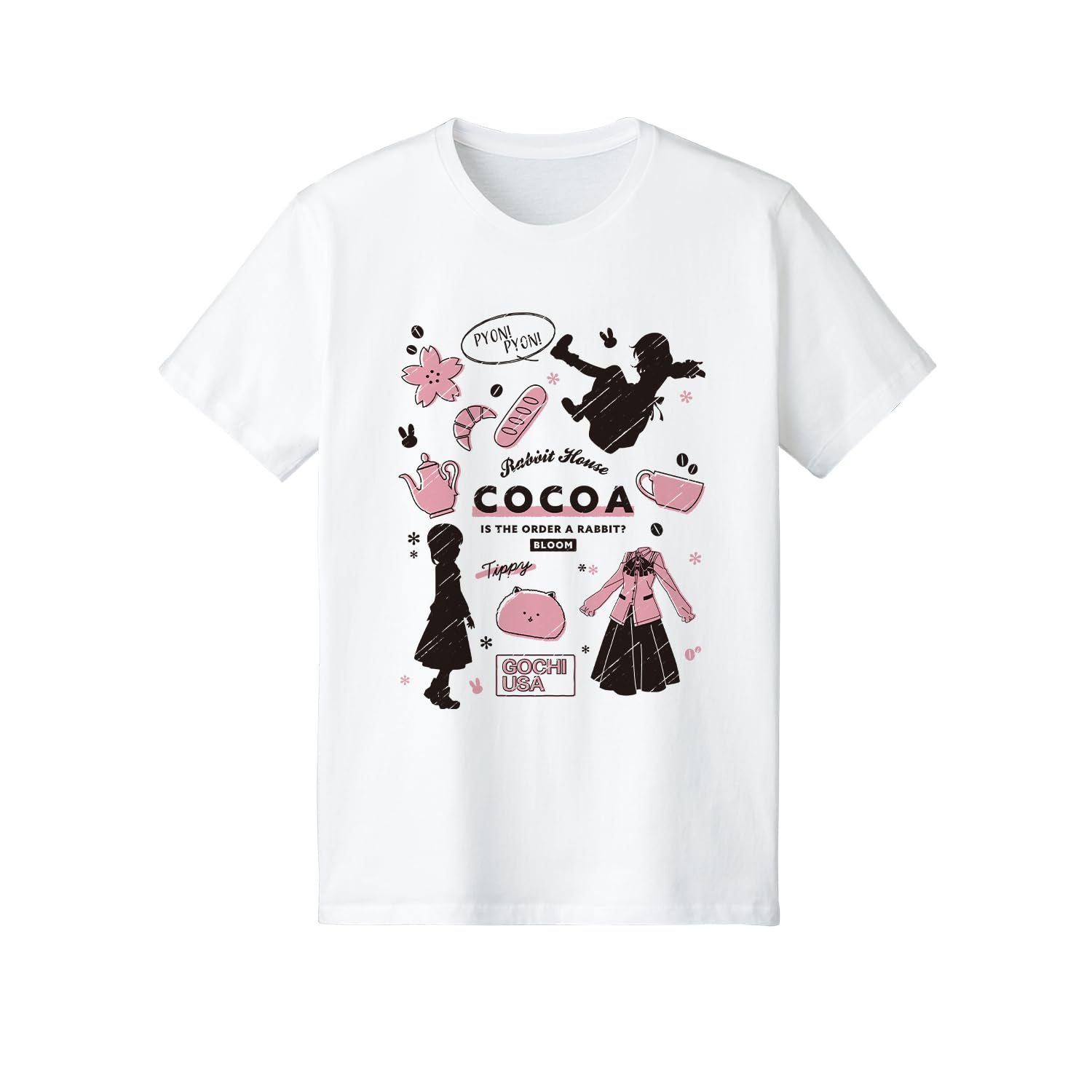 

Is the Order a Rabbit BLOOM Cocoa Ani Sketch T-shirt Women s Size Small