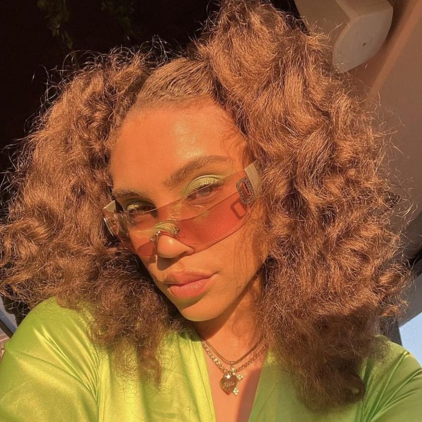 Rimless Y2K Punk One Piece Sunglasses Women Goggle New Luxury Brand Shades Sun Glasses Female Five Star Wrap Around Eyewear