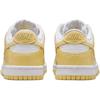 Nike Dunk Low Top Skateboard Shoes Yellow Unisex Kids' FB9109-126