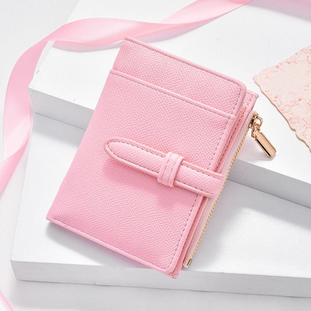 2 Folds Women's Wallet Multi-Cards Slot Small Card Bag Gift Mini Coin Pocket  Student