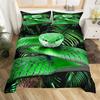 Snake Soft Duvet Cover Romantic Red Rose Floral Beding Set Microfiber Wild Animal Warm Comforter Cover Single King Quen For Children Kids Adult People